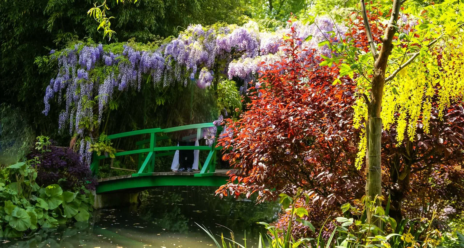 Jardin fleuri de Claude Monet à Giverny