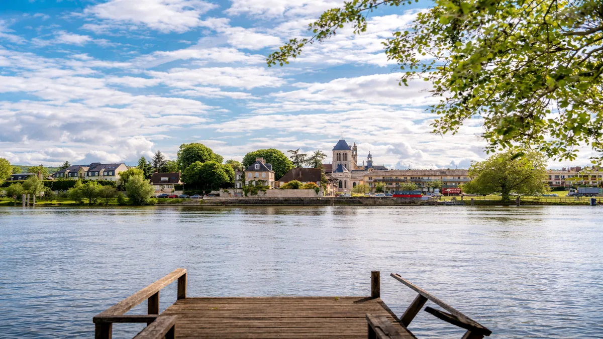 Bords de Seine à Vernon en Normandie